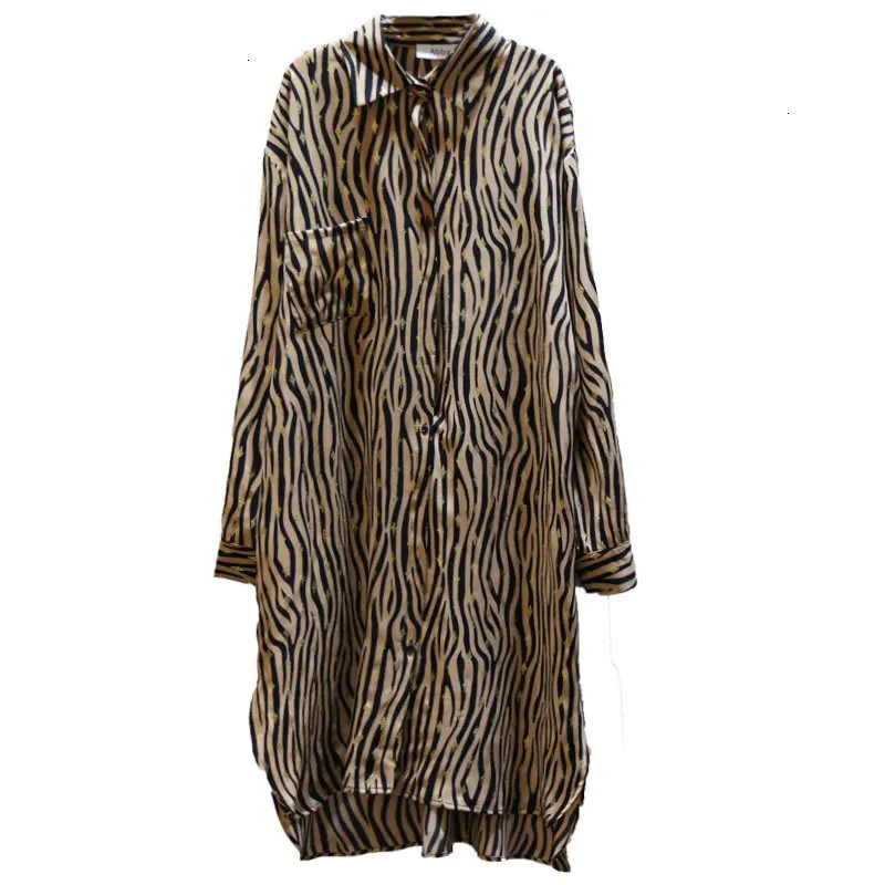 TVVOVVIN Spring Autumn High Quality Lapel Long Sleeve Striped Patchwork Single Breasted Big Size Shirt Women WOMAN X796