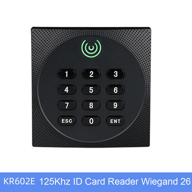 IP65 Waterproof Access Control Card Slave Reader Wiegand 26 34 Card for Door Access Control System Rfid IC Reader KR602E KR602E 125Khz