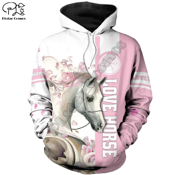 

PLstar Cosmos Arabian Horse Collection Tattoo Animal Funny Streetwear Unisex Sweatshirt 3DPrint Mens/Womens Pullover Hoodies B10