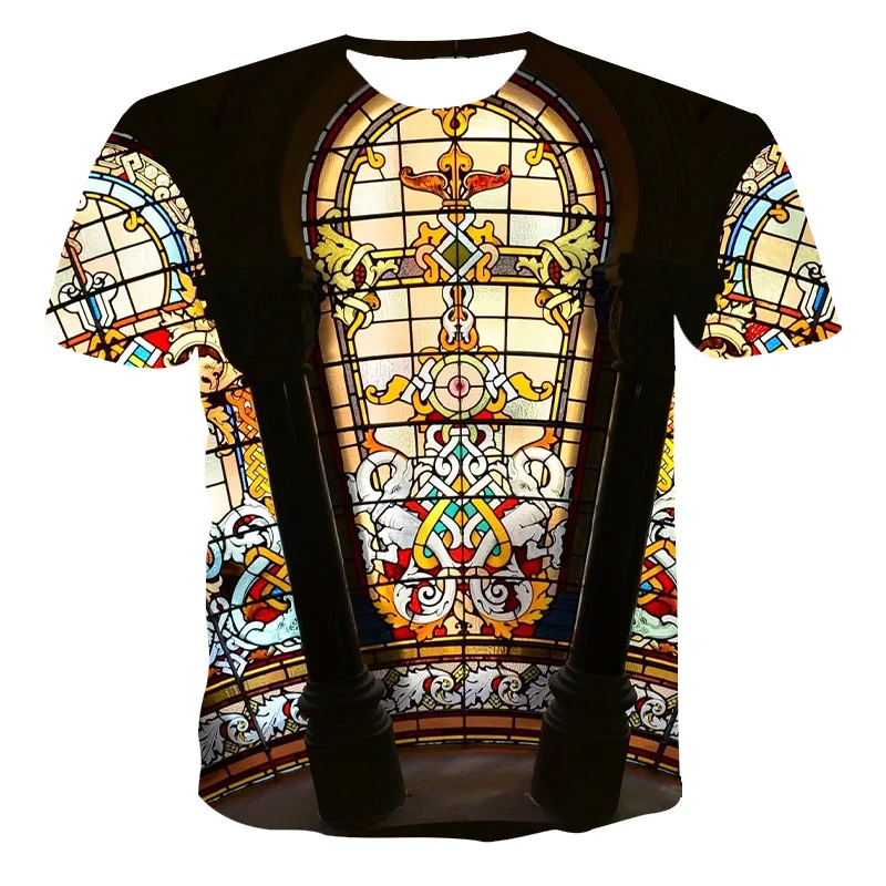 Richmond virtual suitcase coat-updated new interesting casual t-shirt loose and comfortable short-sleeve menswear on the street | Мужская