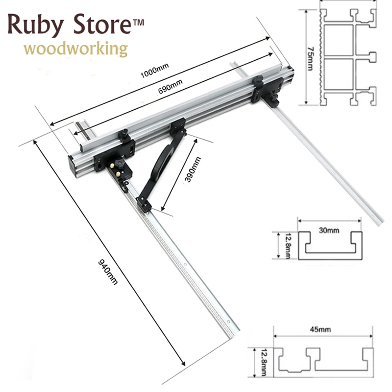  Table Saw Fence System DIY Table Saw Woodworking