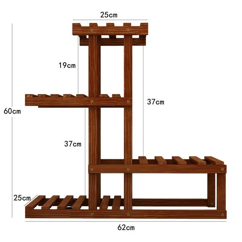 Деревянная лестница, деревянные полки для Escalera Decorativa Madera Stojaki Stojak Na Kwiaty, полка для растений, Балконная полка, напольная Цветочная стойка - Цвет: Number 7