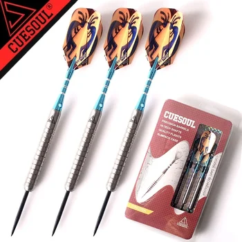 

CUESOUL Professional Tungsten Darts 3PCS/set 26g Steel Tip Darts Set With 90% Tungsten Barrels