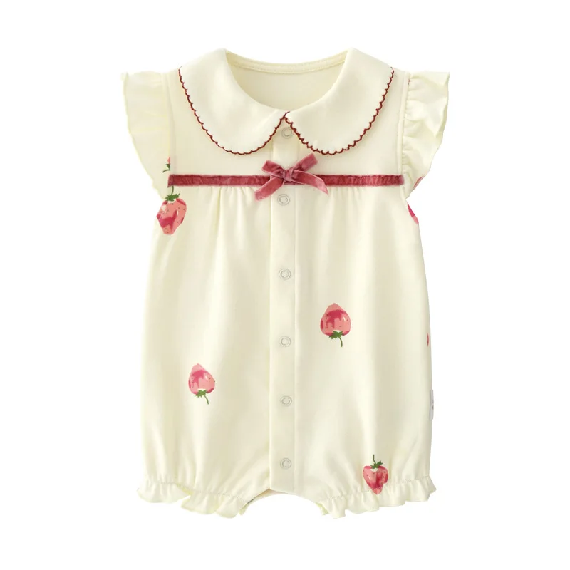 Baby Girls rompers Newborn baby clothes Girls Princess Jumpsuit baby girls clothes Outfits Cotton girls Clothes 0-12month baby rompers baby jumpsuit cotton jumpsuit baby clothing cotton onesies