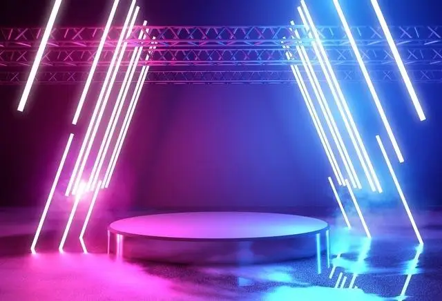 Music Party Stage Lighting Cartoon Creativity Backdrops Photo Background  Decorations for Birthday Photography Props - AliExpress Consumer Electronics