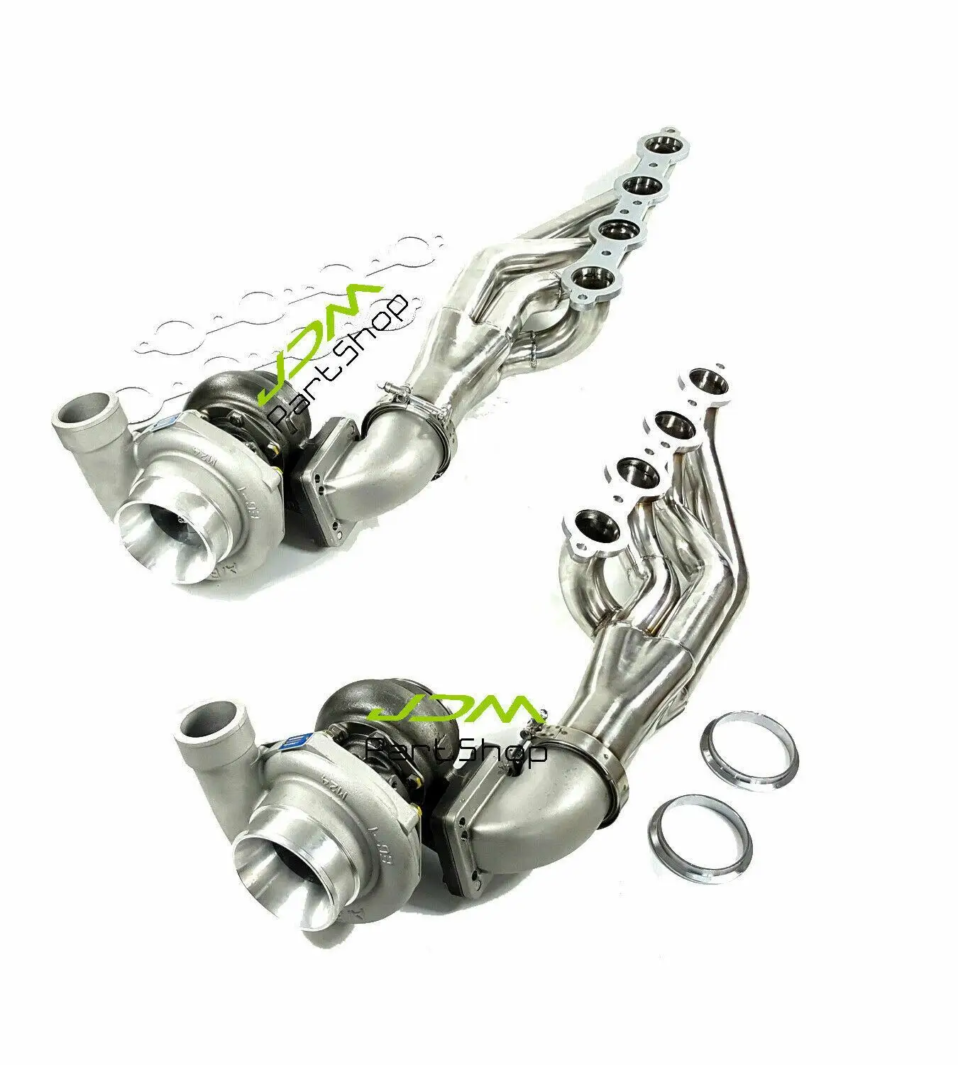 T66 Com A/R 0.70 A/R0.68 oil Turbo+Exhaust Header++Elbow Kit For Small Block V8 LSX LS1 LS2 LS3 LS6 4.8L 5.3L 5.7L 6.0L 6.2L | Автомобили
