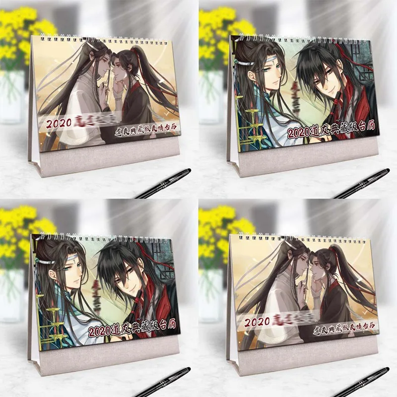 Аниме Mo Dao Zu Shi Настольный календарь Wei Wuxian Lan Wangji настольные календари ежедневник расписание