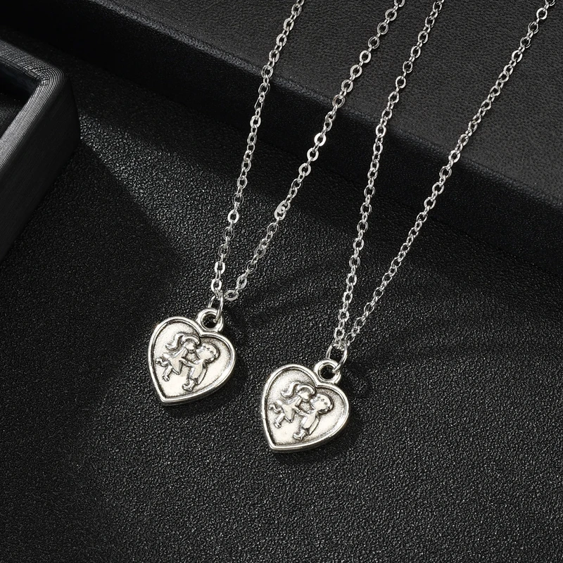 

Love Necklaces For Couples Romantic Key Heart Lock Necklace Pendant For Women Men Christmas Necklace Friendship Jewelry Gifts