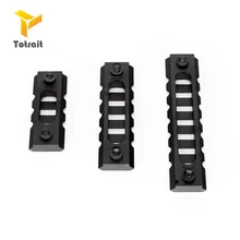 TOtrait пистолет Охотничьи аксессуары Keymod рельсовая База крепление 3 5 7 рейки подходит для Picatinny Weaver 20 мм рейка страйкбол тактический