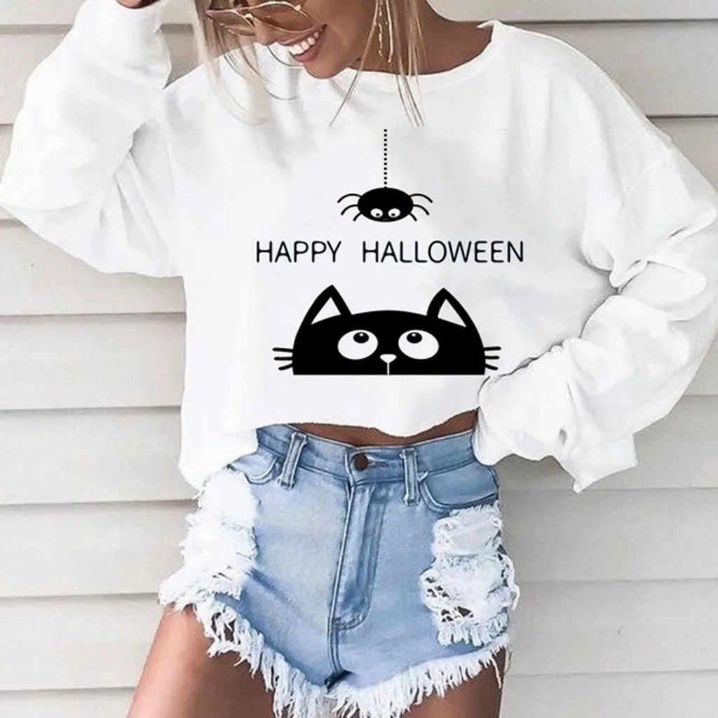Hoodies Women Hoodies And Sweatshirts Women Autumn 2019 Print Hooded Collar Long Sleeve Hoodie Streetwear Harajuku Hoodie