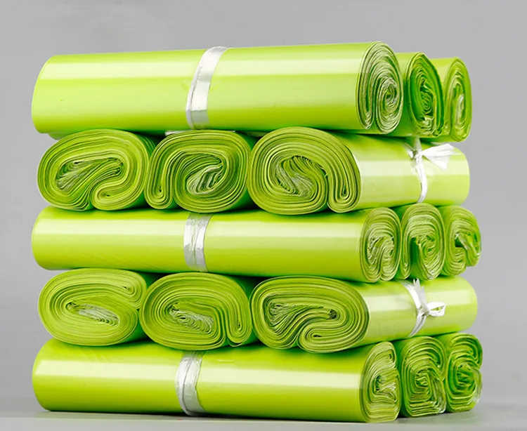 Thick Fruit Green Poly Mailer Adhesive Envelope Bag Plastic Mailing Clothing Dress Gift Box Jacket Child Toys Packaging Pouches 4