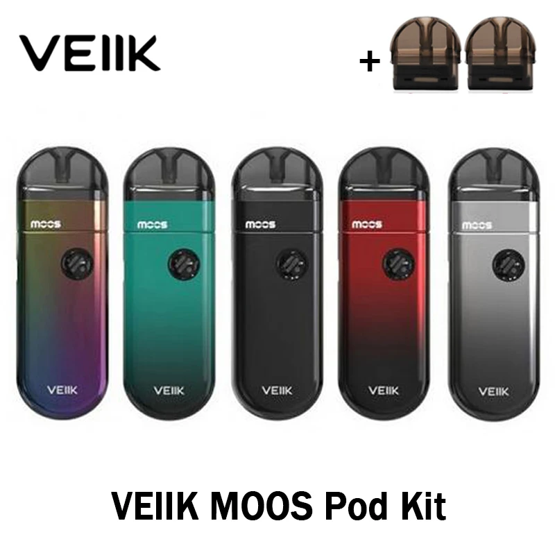 Otiginal VEIIK MOOS Pod Kit встроенный аккумулятор 1100 мАч емкость 2 мл Ом керамическая