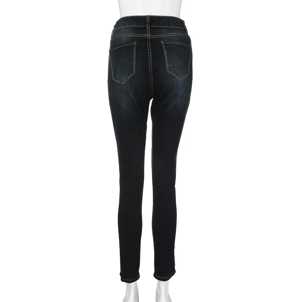 Новинка, Осень-зима, женские облегающие джинсы, джинсовые узкие брюки, Топ бренд, Стрейчевые джинсы, штаны с высокой талией, женские джинсы с высокой талией