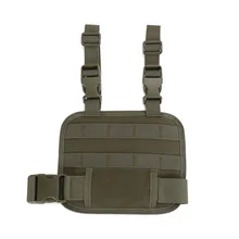 Outdoor Tactical Module Leg Hanging Board CS Military Fan Portable Clip Bag MOLLE Leg Hanging Holster Leggings Hanging Bag