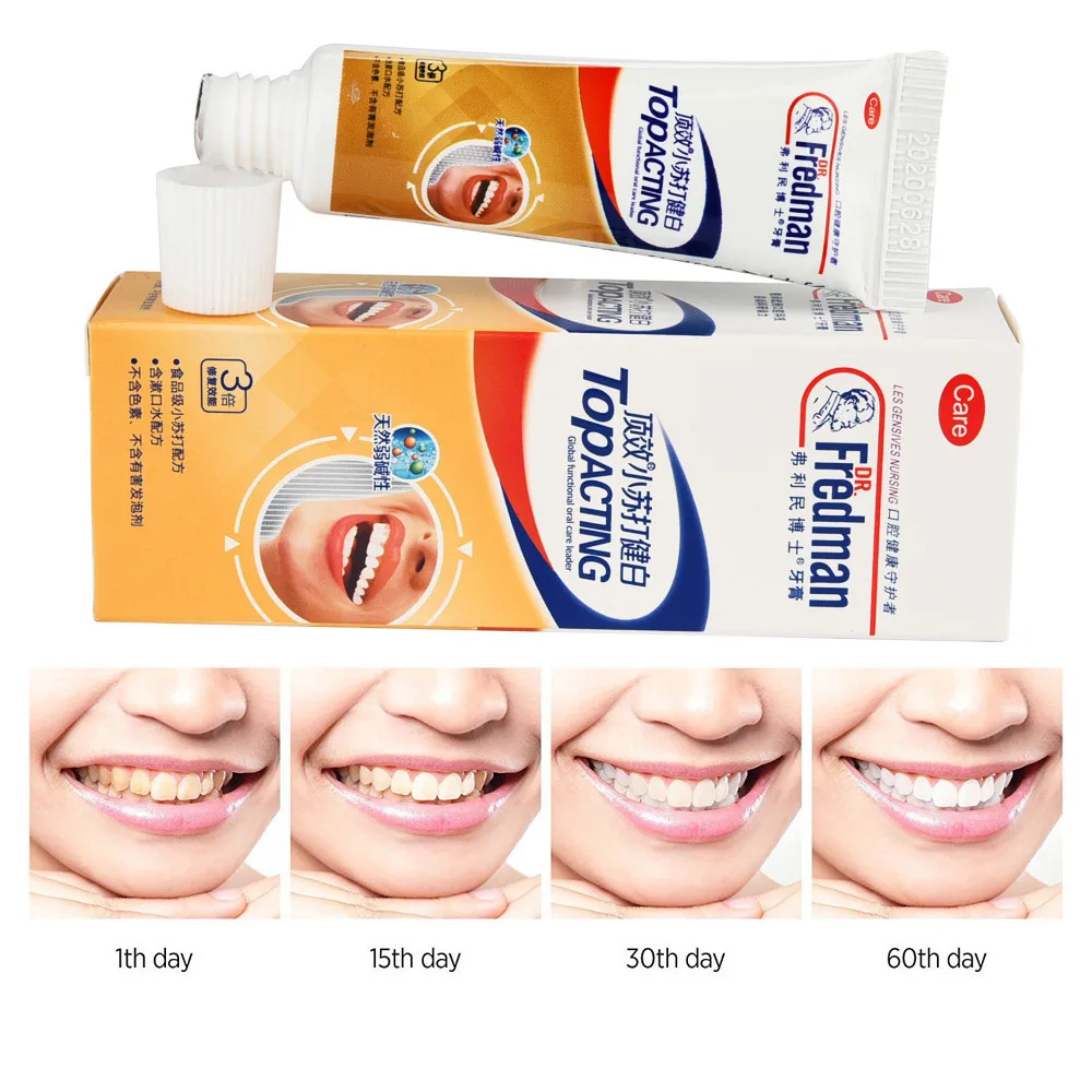 20g Baking Soda Toothpaste Powder Stain Removal Whitening Toothpaste Fresh Thailand Clareador De Dente Tooth Paste#h