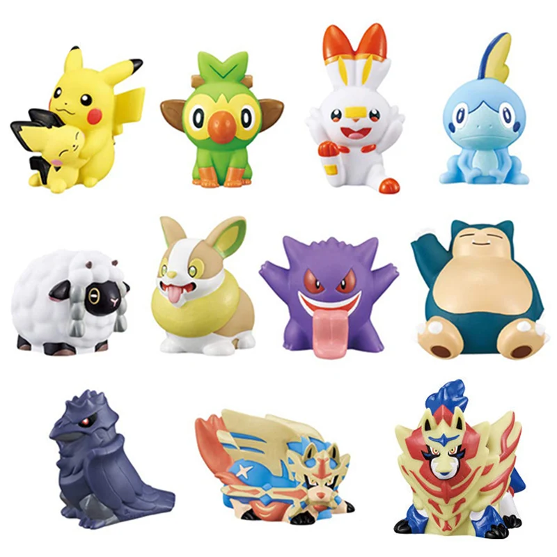 ポケモン人形フィギュア スノーラックスゲンガーグルーキー サコーンバニーソブル ウーロ ヤーマー ピカチュウ ピチュ コルビナイト ザマゼンタ ザシアン Aliexpress