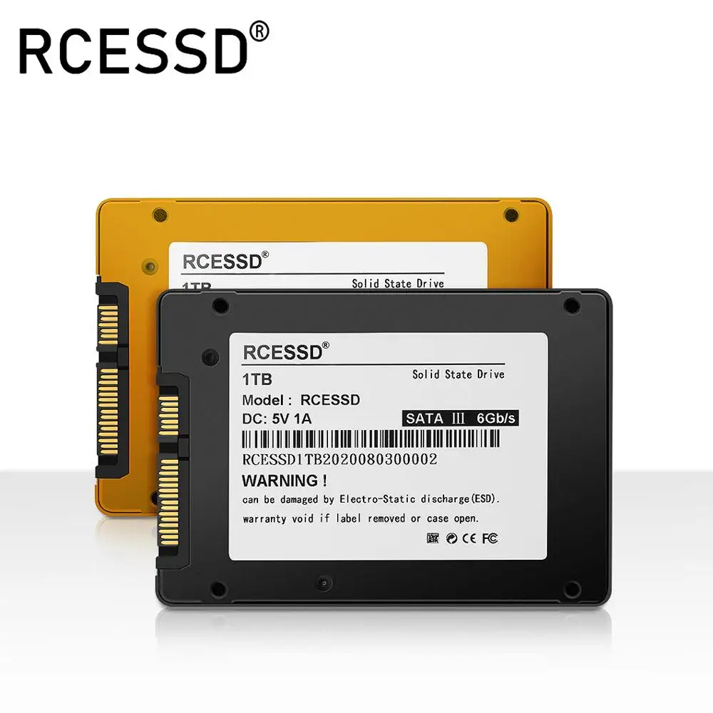 Металлический Внутренний твердотельный накопитель RCESSD 1 ТБ 120 ГБ 240 480 500 Гб SSD HDD 2 5