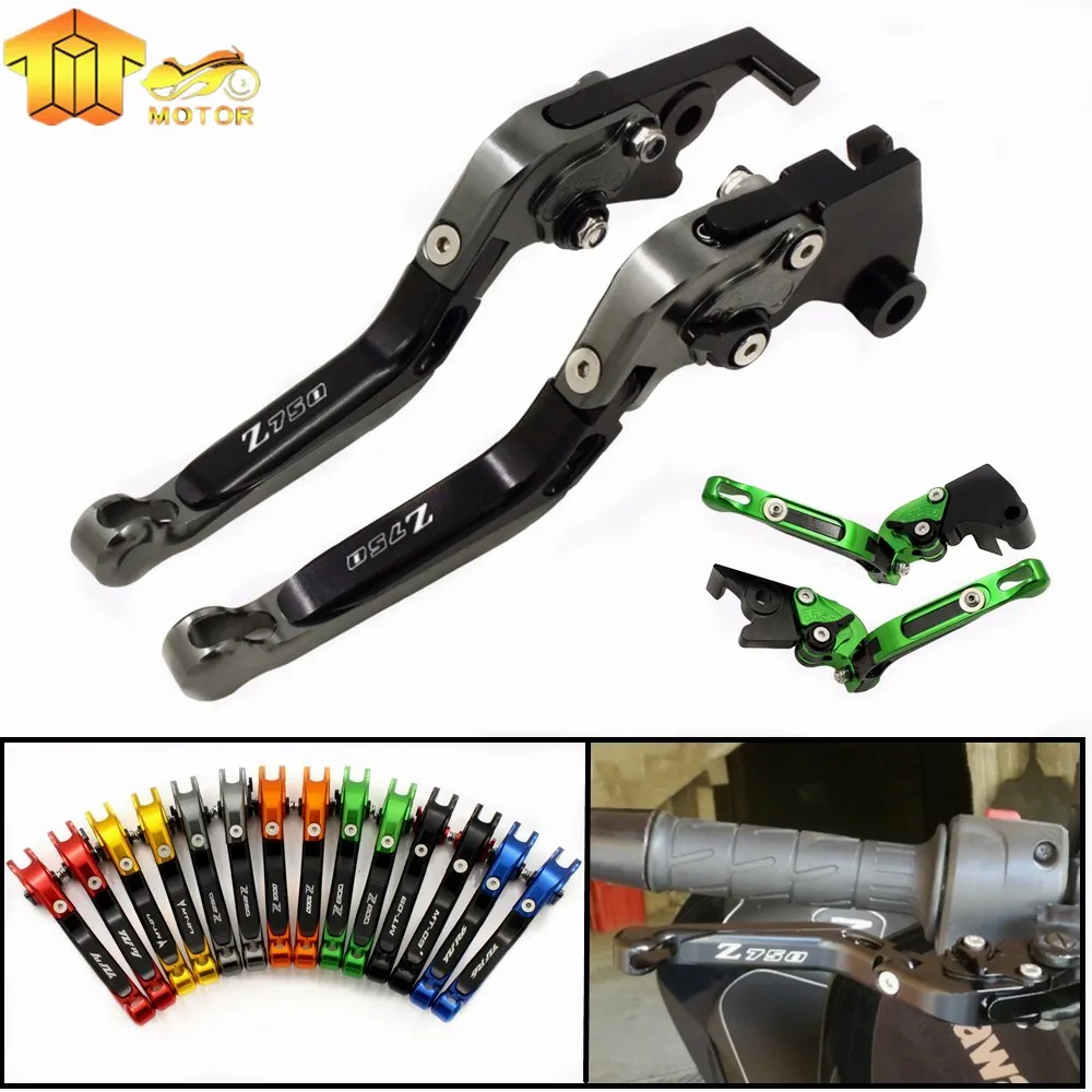 CK скота Король Логотип для Kawasaki Z750 Z 750(не Z750S модель) 2004 2005 2006 2007 2008 ЧПУ складной и продление мотоцикла тормозной