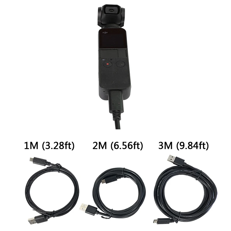Кабель USB Type C для карманной камеры DJI Osmo Удлиненный шнур зарядки данных кабель