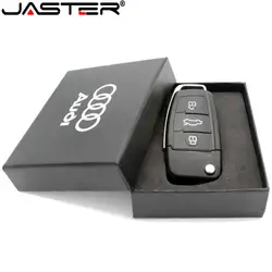 JASTER оптовая продажа Usb флэш-накопитель 100% реальная емкость Audi Автомобильный ключ 8 ГБ 16 ГБ 32 ГБ 64 ГБ флеш-накопитель Флешка карта памяти