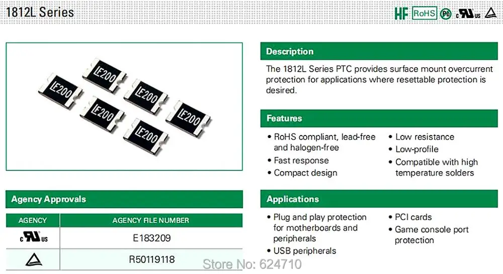 100 шт./лот 1812L150 1.5A 8 в SMD поли предохранитель сбрасываемый PTCs быстро восстанавливаемый предохранитель LF150