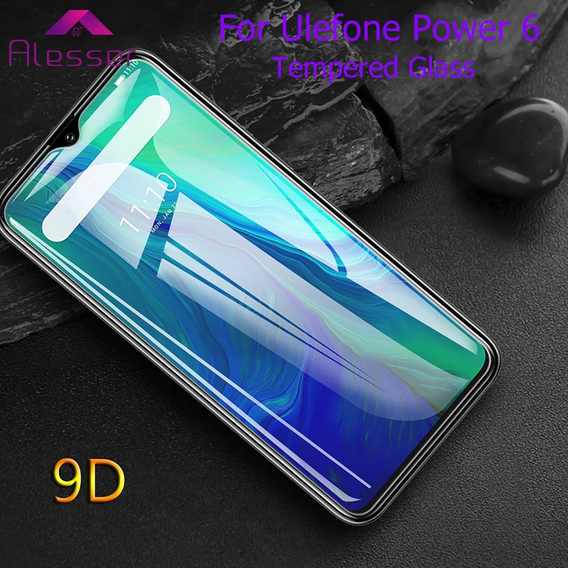 Alesser для Ulefone Power 6 Закаленное стекло пленка устойчивая к царапинам стальная Premium