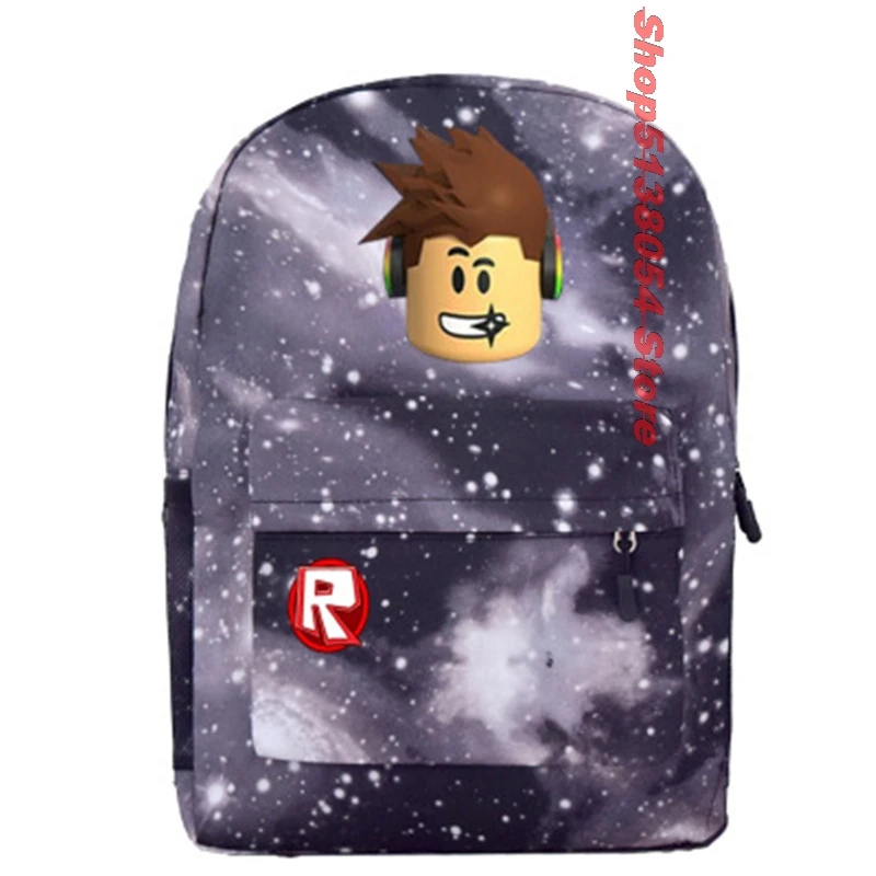 Школьная сумка roblox, рюкзак для подростков, детей, мальчиков, детей, студентов, звездное небо, унисекс, сумки для ноутбука, дорожная сумка через плечо