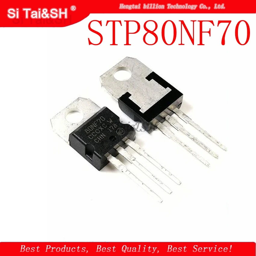 10 шт./лот STP80NF70 80NF70-220 MOSFET контроллер 80A 70V EMU гарантированный оригинал | Электронные