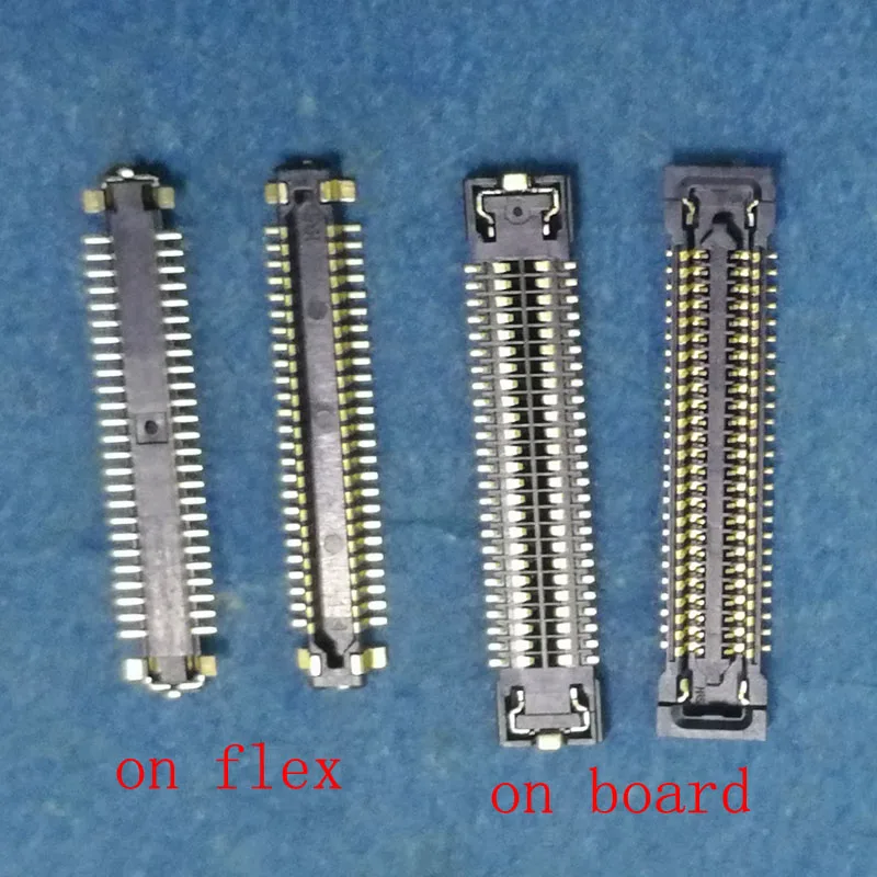 

2pcs LCD display screen flex cable FPC connector For Xiaomi note2 note 2 Mi Pad 4 Mipad 4 Mipad4 plug on board 50pin
