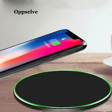 Oppselve Qi Беспроводное зарядное устройство для iPhone 11 8 X R S Max 10 Вт быстрая Беспроводная зарядка для samsung S10 S9 S8 Note 8 9 USB зарядное устройство