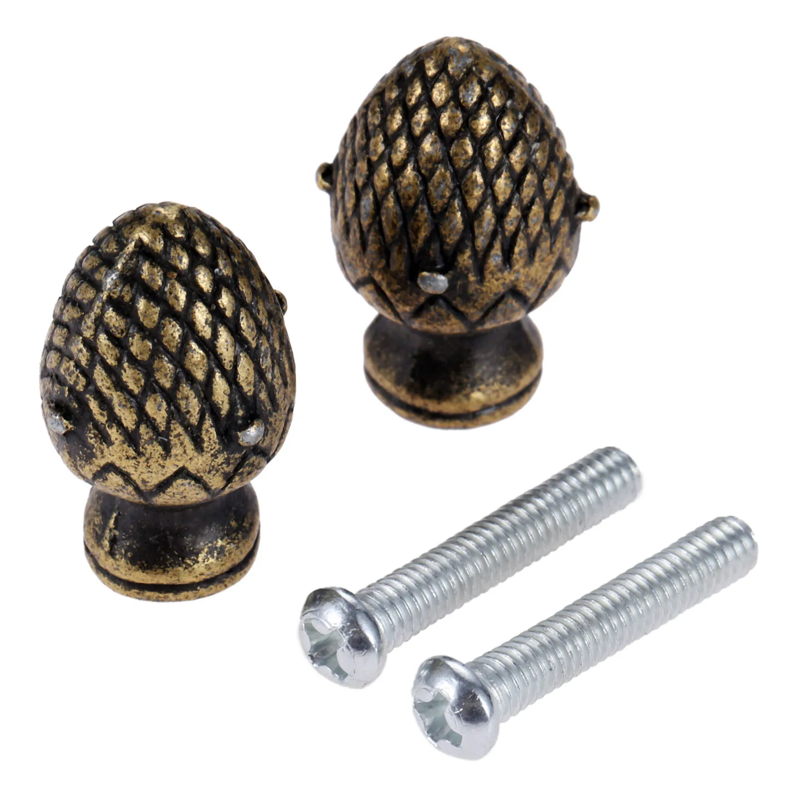 Strawberry Knobs Antique Bronze Handles 2pcs/kit Alloy Pulls w/screws 25*15mm Vintage Furniture Door Cupboard Drawer Kitchen furniture knobs,mechanical equipment handles