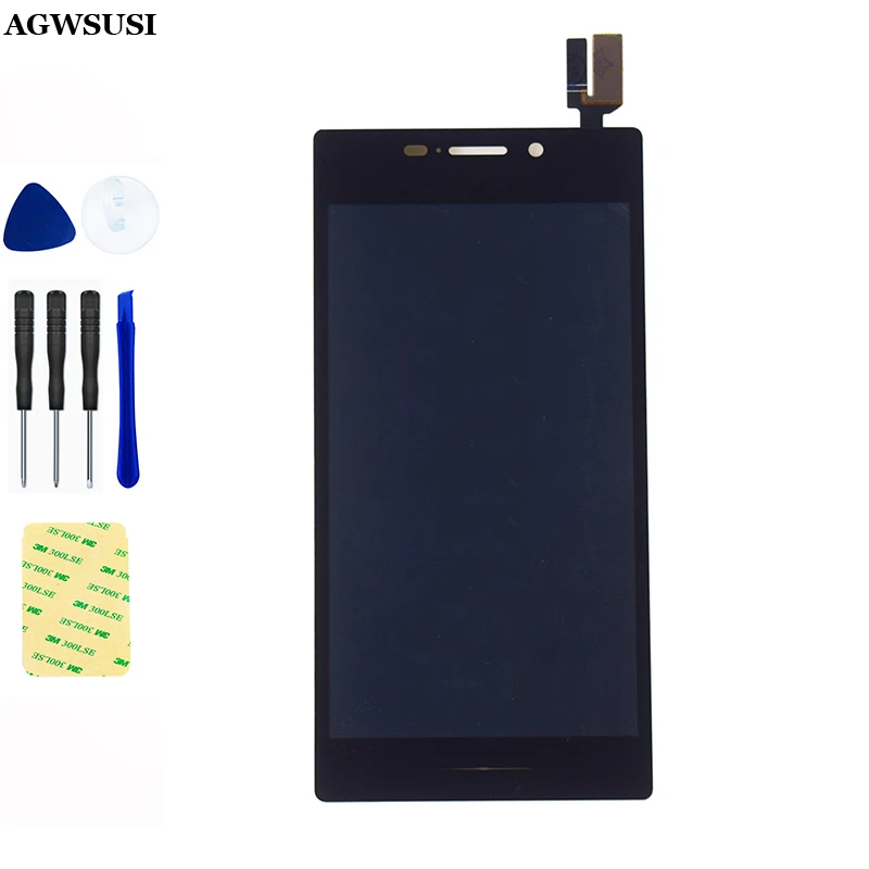 ЖК экран S50H D2302 D2303 D2305 D2306 для Sony Xperia M2 сенсорный с цифровым преобразователем и