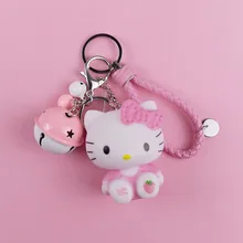 Фрукты Клубника KT кошка брелок творческие подарки сумка автомобиль кулон мультфильм игрушка на кольцо для ключей