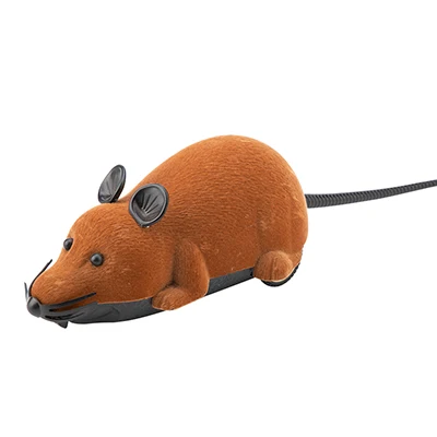 brown Кошка забавная игровая мышь игрушки для кошек игрушечная мышь беспроводная RC мышки для котов игрушки пульт дистанционного управления игрушечная мышь Новинка RC - Цвет: brown