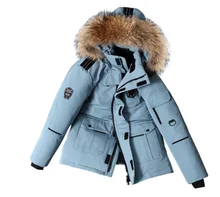 

90% Down Jacket men Winter Jacket Men Fashion Thick Warm Parkas Fur White Duck Down Coats Casual Man Down Jackets