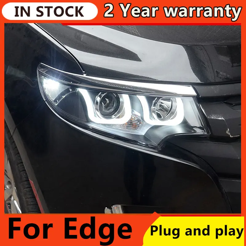 Car-Styling-for-Ford-Edge-Headlights-2012-2014-Edge-LED-Headlight-DRL