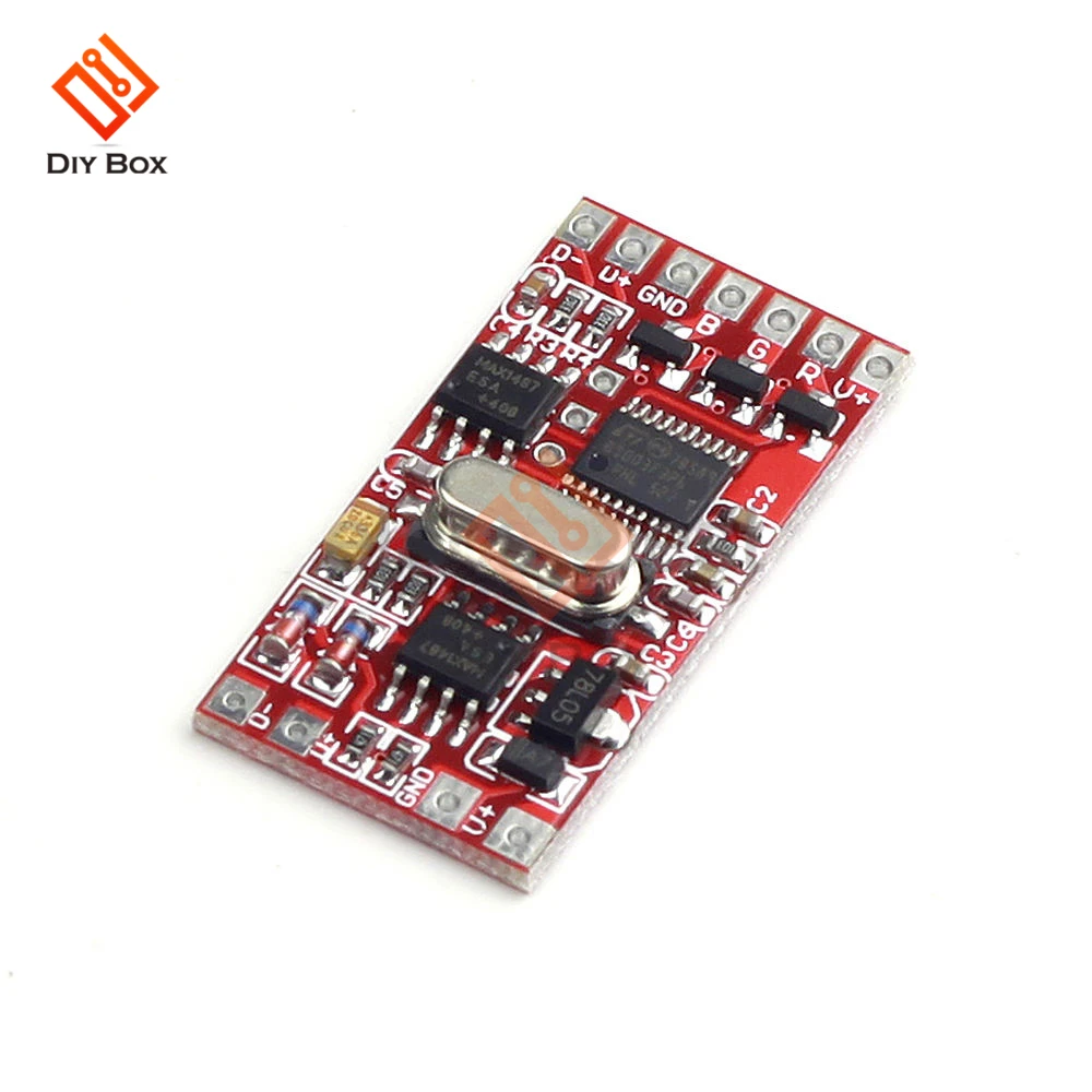 6A 72W фары для DMX512 декодер ЦАП модуль контроллера 3 канала RGB светодиодный