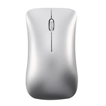 

Bluetooth 5.0 / 3.0 + 2.4G Three-Mode Wireless Mouse Silent Charging Mouse Ultra-Thin Aluminum Alloy Wireless Mouse(Space Silver