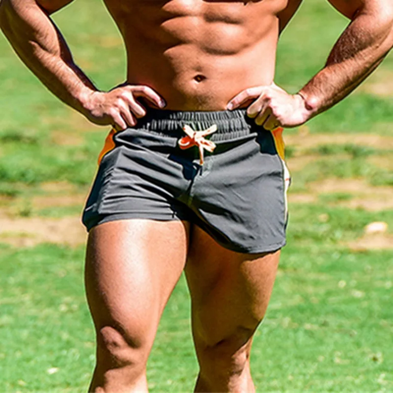 Новинка, летние мужские повседневные шорты-джоггеры для тренировок, спортивные шорты, мужские спортивные штаны, спортивные штаны для тренажерного зала, фитнеса, бодибилдинга, спортивные штаны