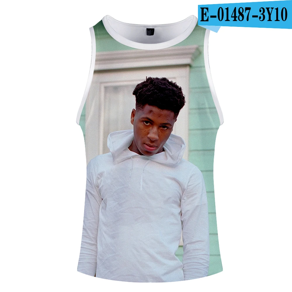 6 YoungBoy Детский костюм Homme 3d Бодибилдинг майка Топы Без Рукавов Летняя мода хип хоп Спортивная мужская и женская одежда Фитнес 3D жилет - Цвет: 6