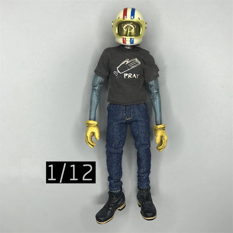 

In Stock For Sale Scale 1/12th Casual Slim Jeans Pants Trousers For Usual 6inch Tony DAM Body Figures Collection