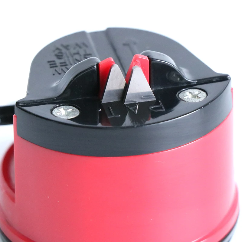 Knife Sharpener Tungsten Steel Suction Pad Design Full body Polished Kitchen Sharpening Tool