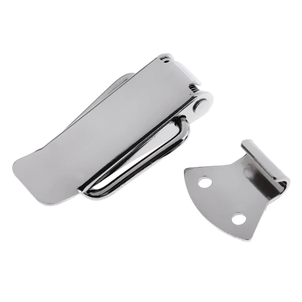 2x Heavy Duty 316 Stainless Steel Boat Locker Anti-Rattle Latch Hatch Door Fastener Clamp Rowing Boats