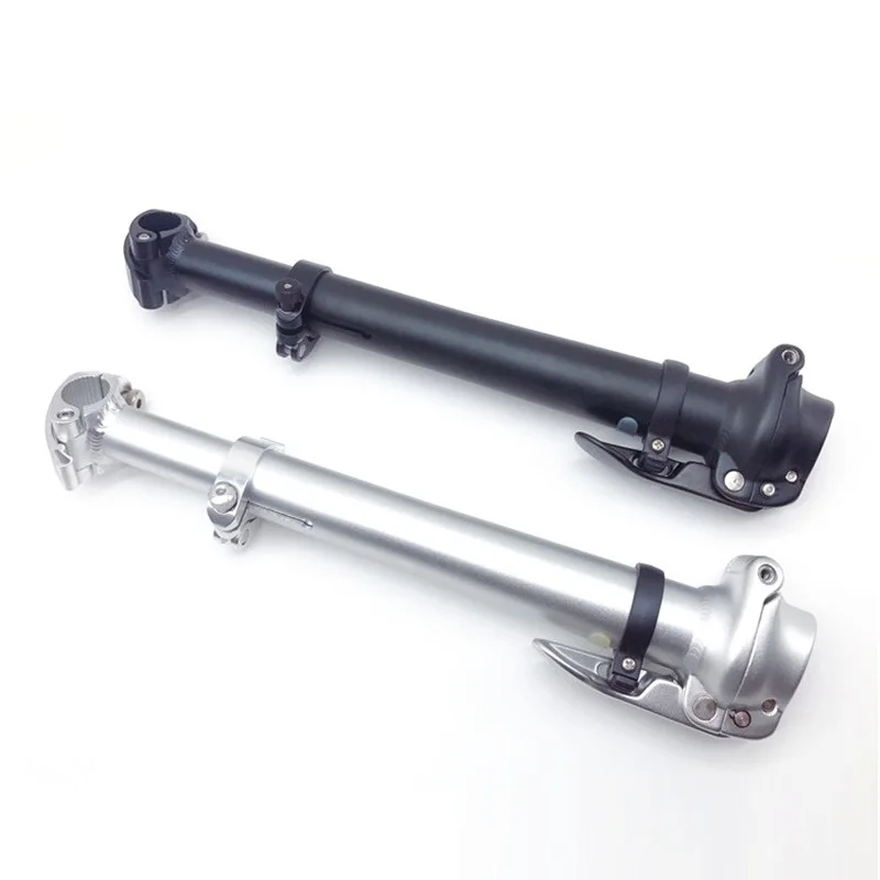 412 Folding Bike Bilateral Telescopic Adjustment Stem Double Section Double Direction Stems Electric Folding Bicycle Parts Sp8