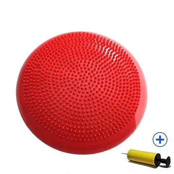 

Durable Inflatable Yoga Massage Ball Pad Sports Universal Gym Fitness Yoga Wobble Stability Balance Disc Pad Mat