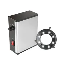 8 контактов 8 Вт высокая яркость МИКРОСКОП СВЕТОДИОДНЫЙ кольцевой светильник/МИКРОСКОП СВЕТОДИОДНЫЙ кольцевой светильник