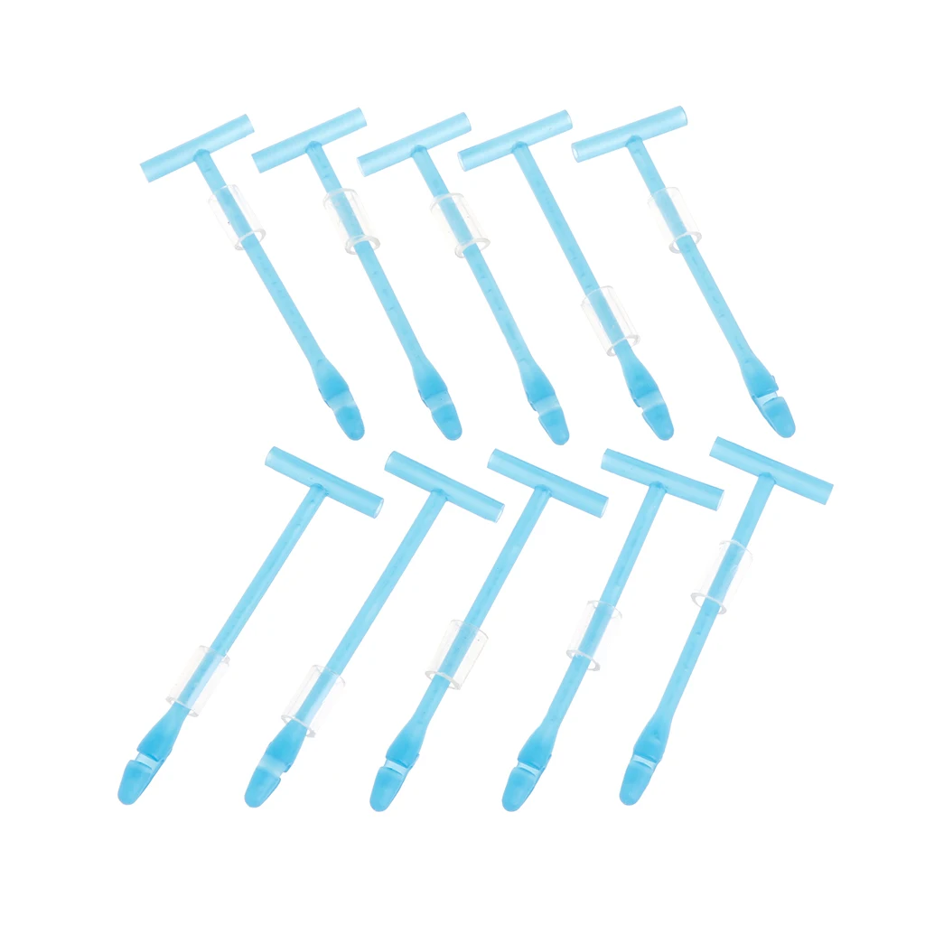 

10 Pcs/Set Fishing Hook Hanger Anti Winding Entangle Balance Plastic Holder T Shape Platform Branch Tackle Accessories