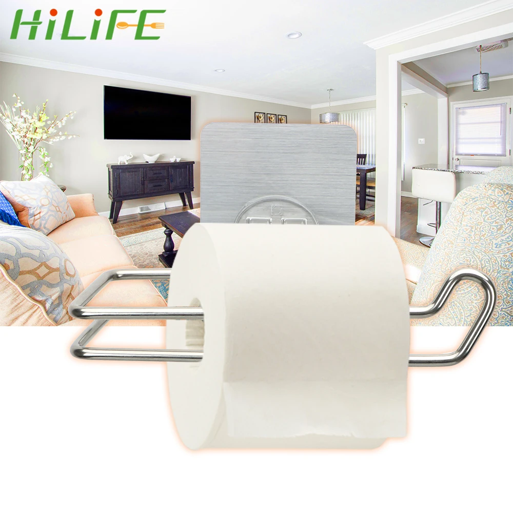 HILIFE моющийся держатель для хранения салфеток для ванной комнаты, держатель для рулонной бумаги из нержавеющей стали, прочные кухонные аксессуары