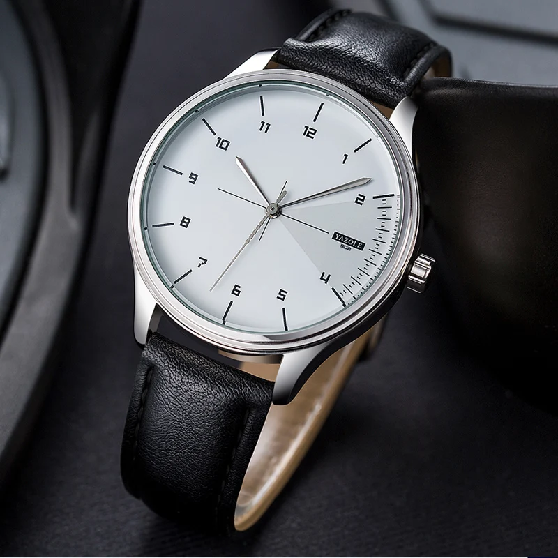 Mens Watches Yazole Luxury Masculino Top-Brand Waterproof Relogio Analog Saati Erkek