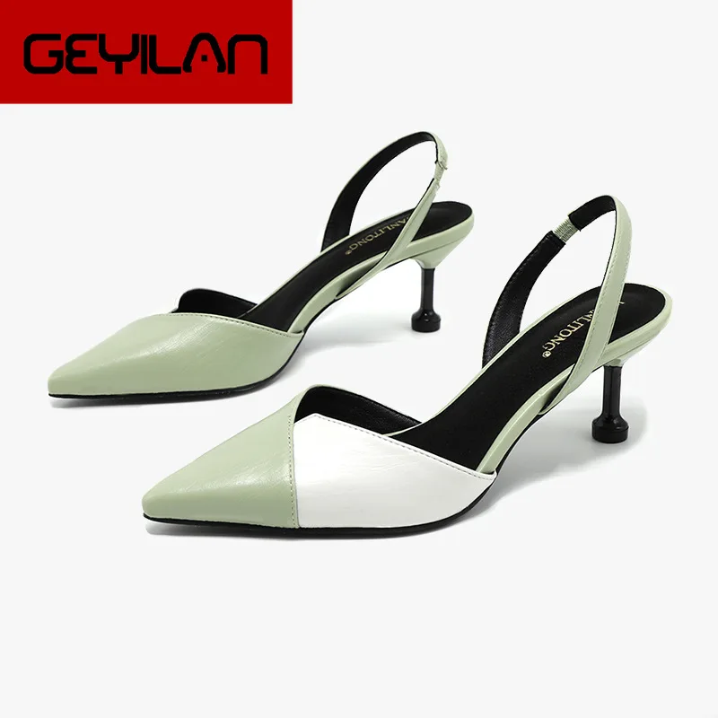 

2020 High-Heel Thin Heeled Pointed-Toe Korean-style Fashion after Empty Mixed Colors Fashion Sandals Women's